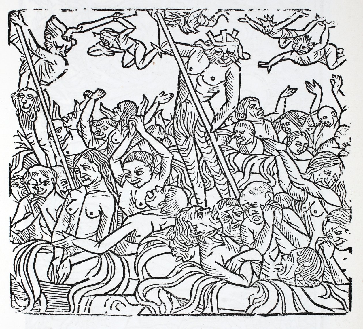 Die Verdammten in der Hölle von French School