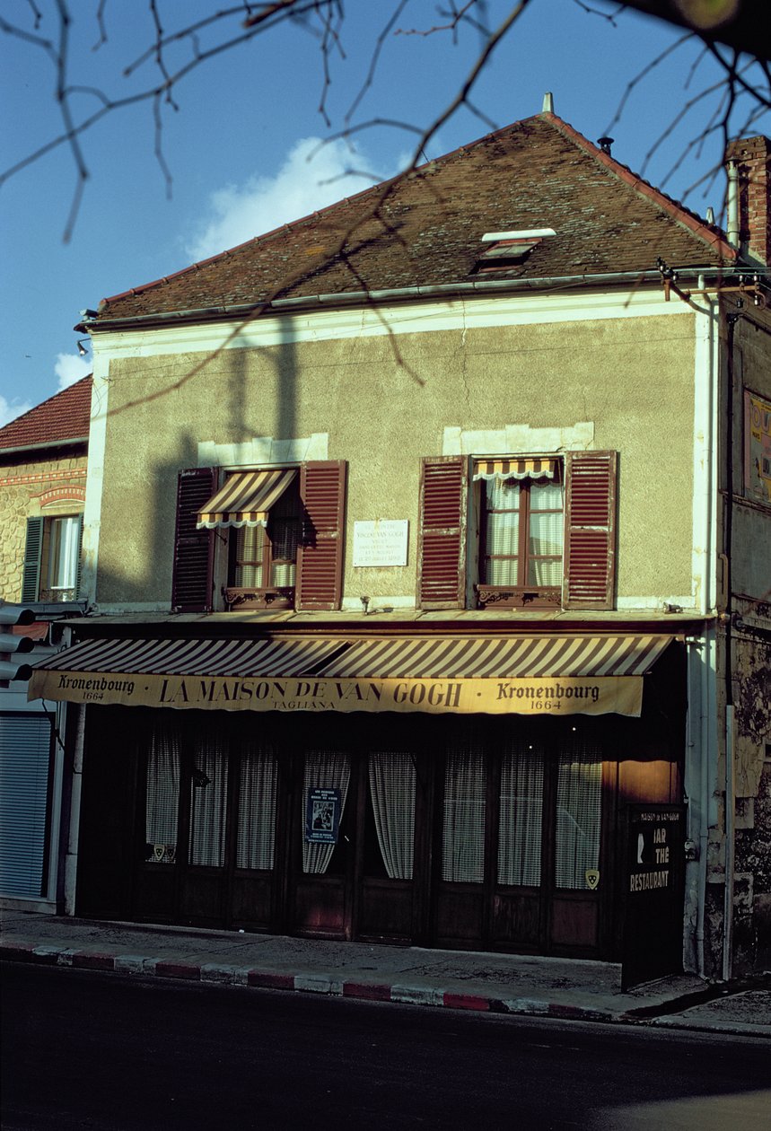 Das Haus, in dem Vincent van Gogh 1890 lebte von French School