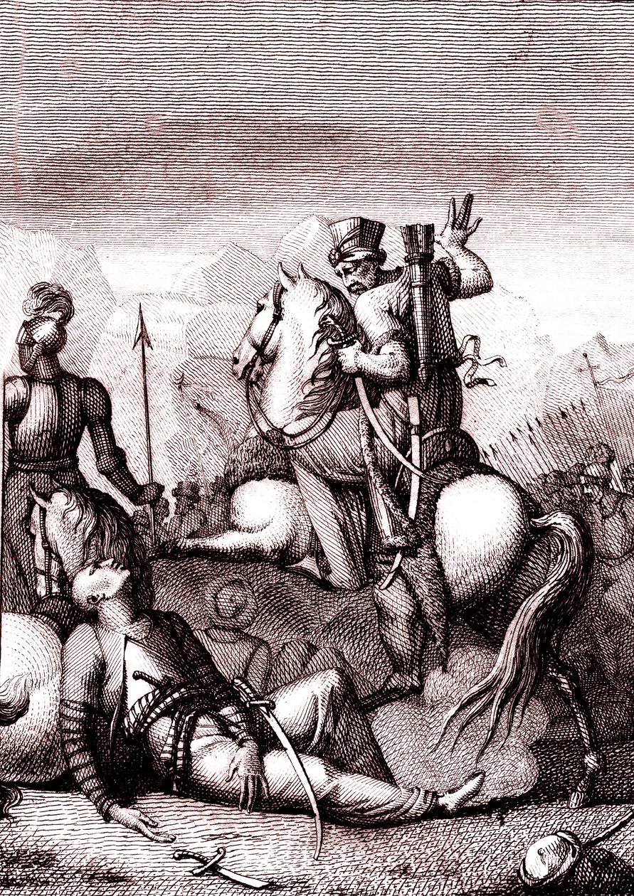 Der türkische Sultan Soliman in "Jerusalem befreit" von Torquato Tasso von French School