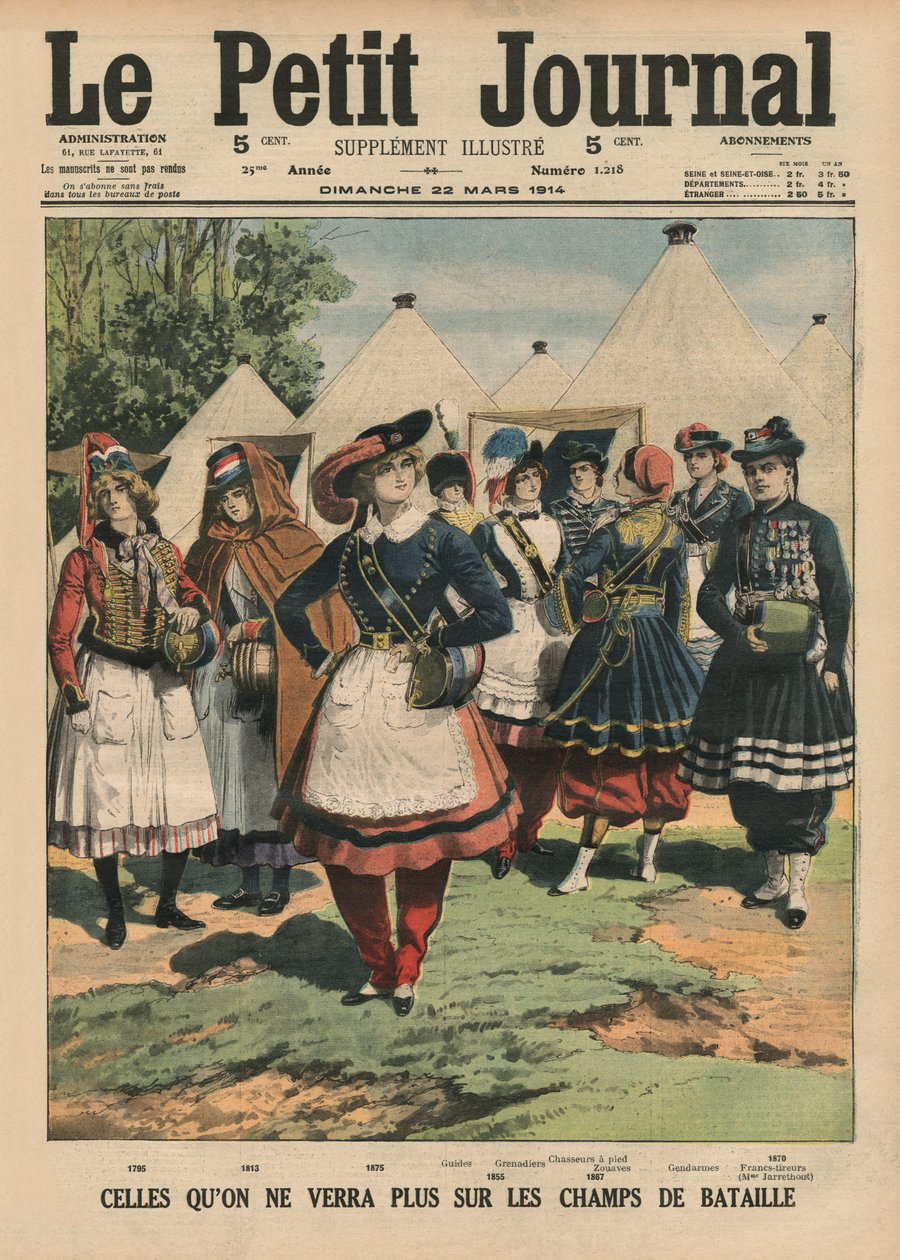 Diejenigen, die nicht mehr auf den Schlachtfeldern sind, Titelillustration aus 