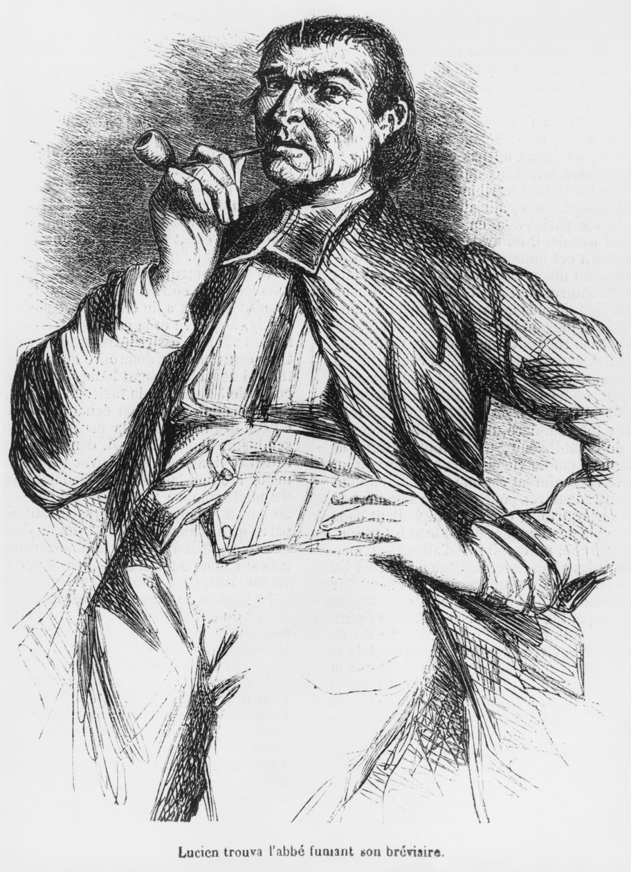 Vautrin, Illustration aus Splendeurs et Misères des Courtisanes von Honoré de Balzac, veröffentlicht 1867 von French School