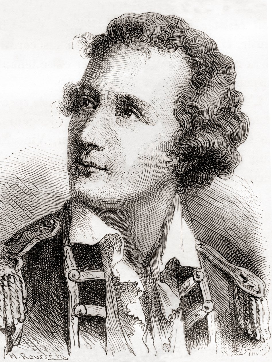 Vicenzo Lunardi, aus Les Merveilles de la Science, veröffentlicht um 1870 (Stich) von French School