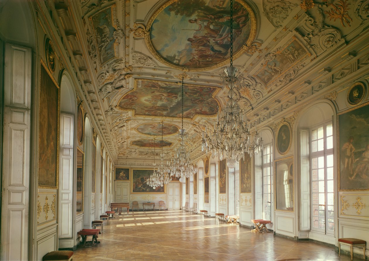 Ansicht der Galerie La Belle Inutile, entworfen von Robert de Cotte (1656-1735), ca. 1700 von French School