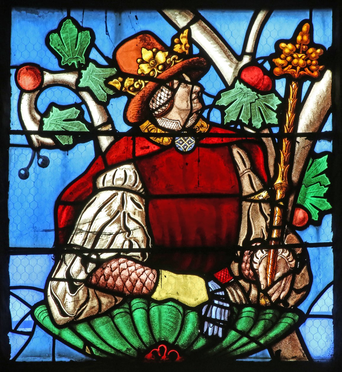 Fenster mit dem Baum Jesse (meist modern) von French School