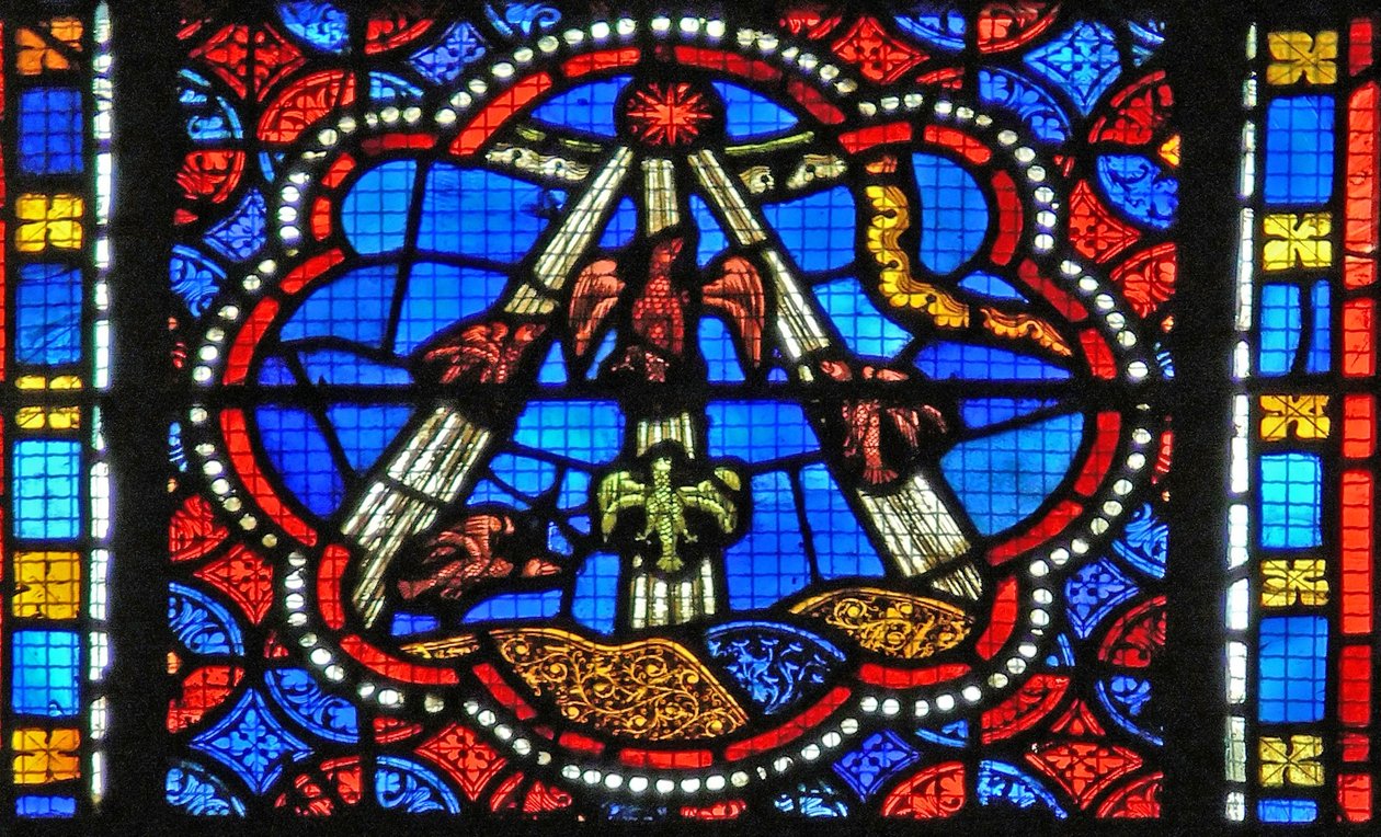 Fenster s2-L, Pfingsten - der Geist kommt herab von French School
