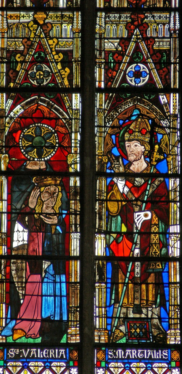 Fenster w101, St. Valerie und Erzbischof Martianus von French School
