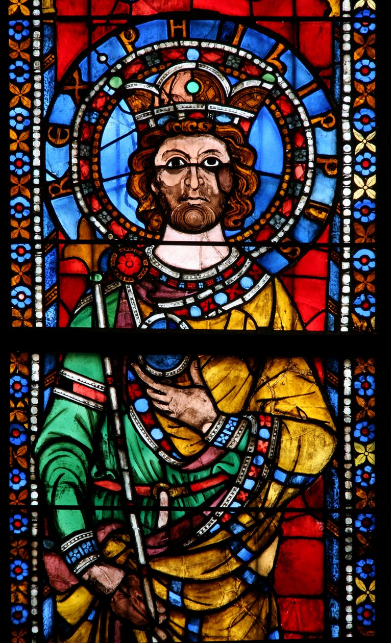 Fenster w11 mit Kaiser Philipp von Schwaben von French School