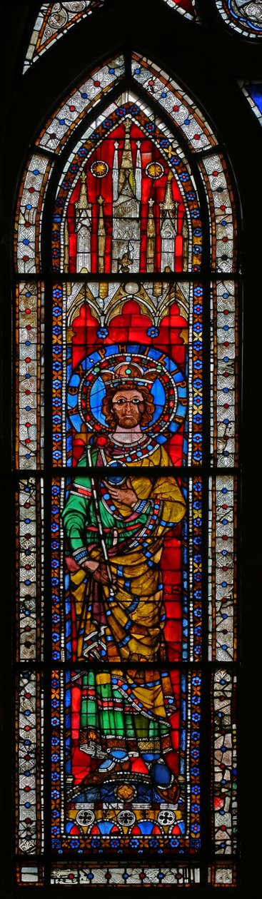Fenster w11 mit Kaiser Philipp von Schwaben von French School