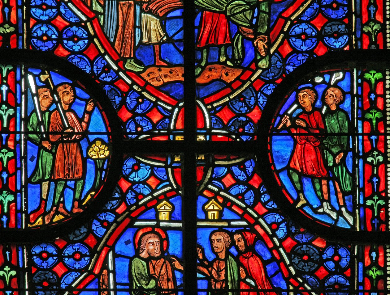 Fenster w11, Hintergrund und Design im St. Andreas Fenster von French School