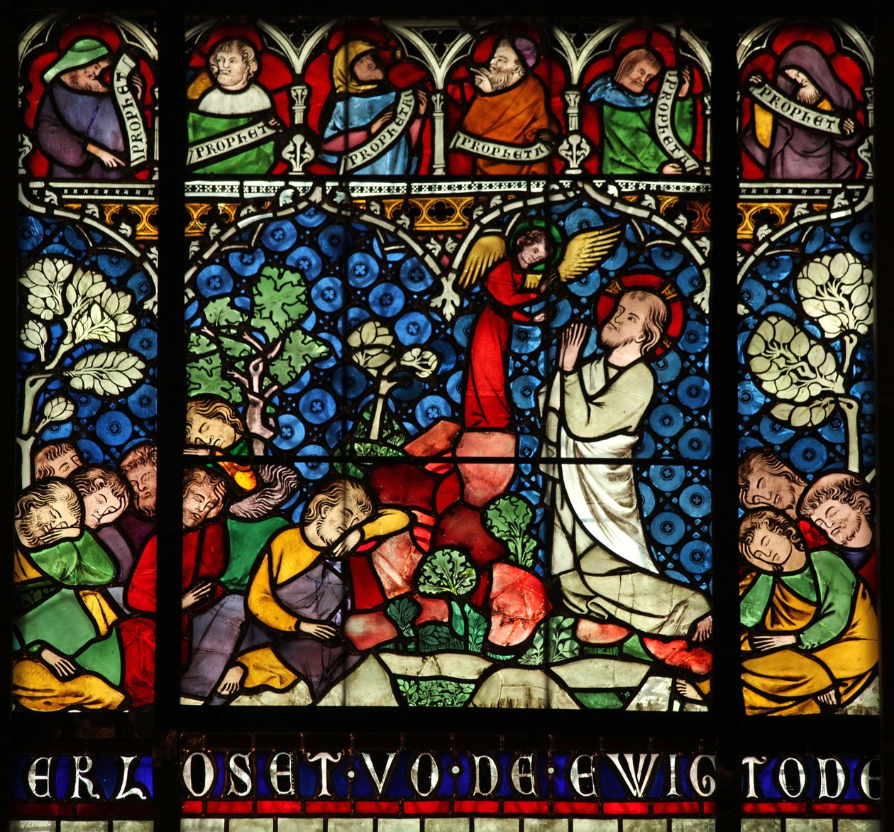 Die Agonie im Garten Gethsemane von French School