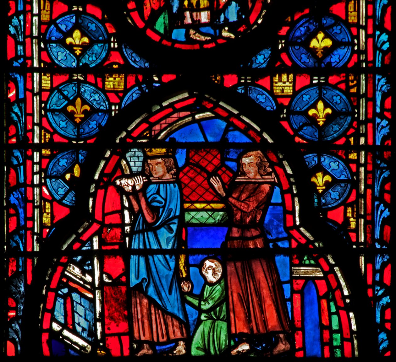 Fenster w15 St. Louis und Robert d