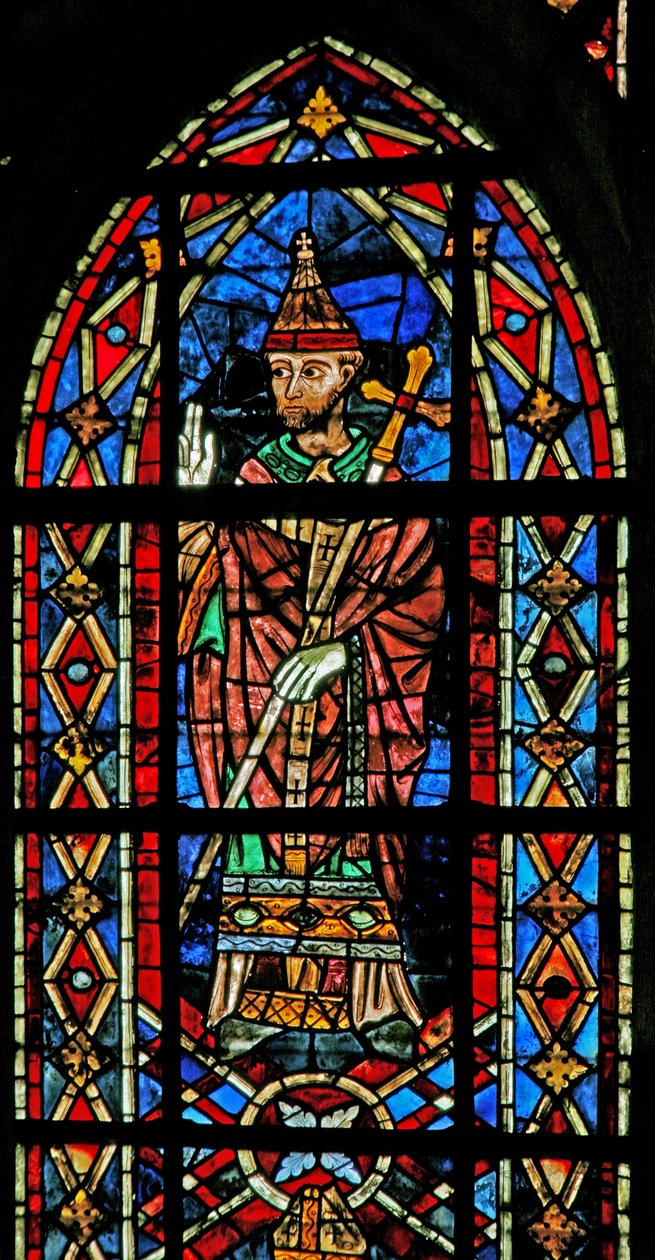 Fenster w207, Papst Innozenz III. darstellend von French School