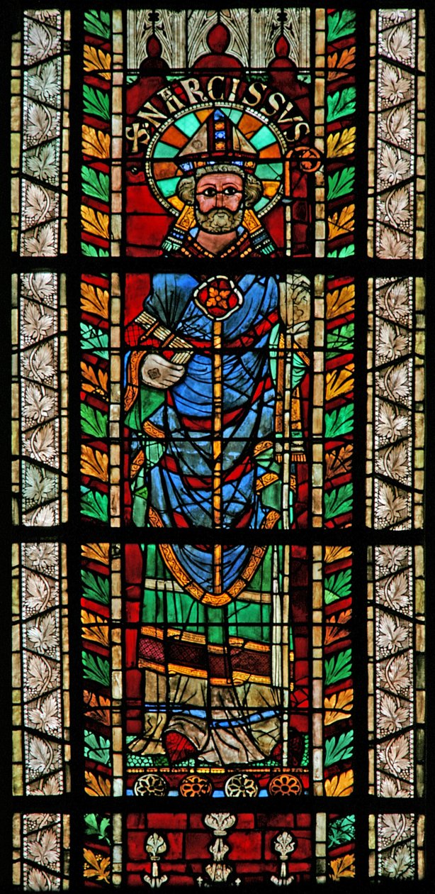 Fenster w207 mit St. Narcissus von French School