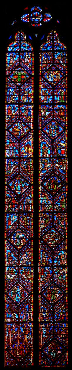 Fenster w2 die Bücher Exodus und Levitikus von French School