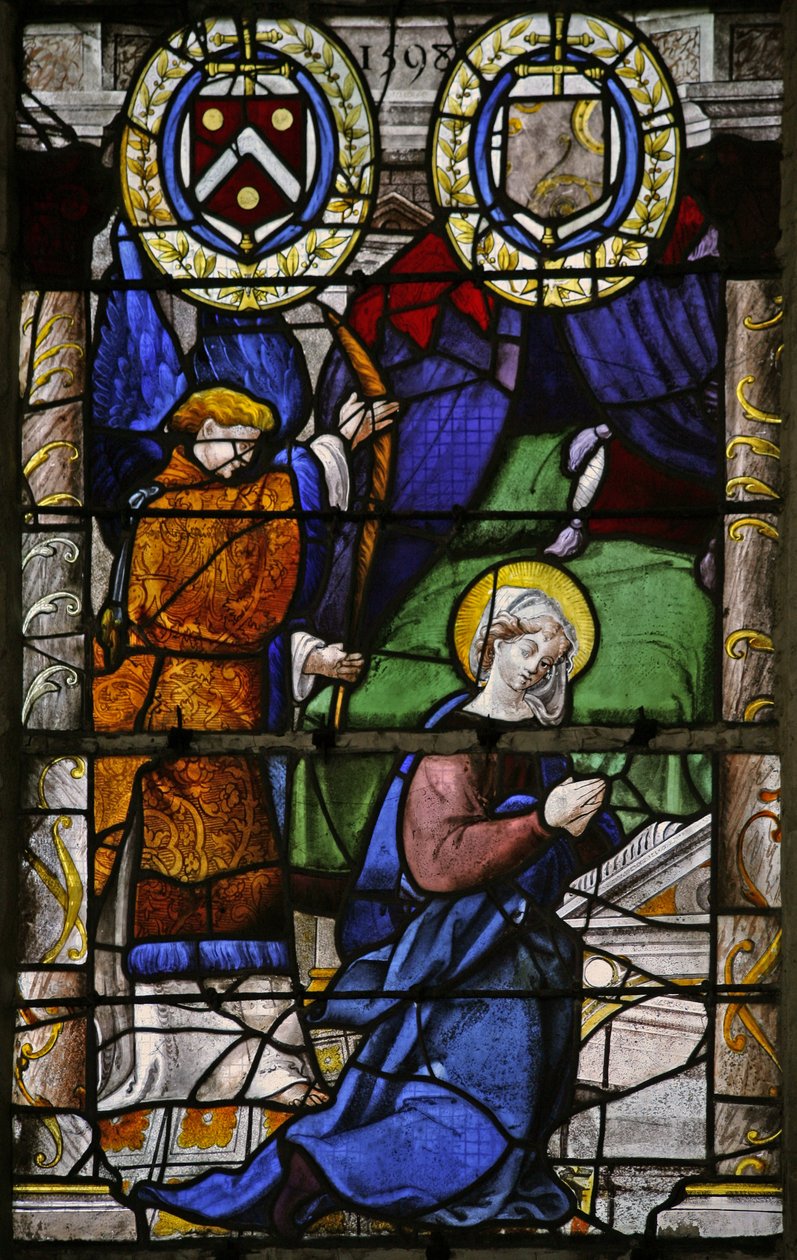 Fenster w3, Die Verkündigung von French School