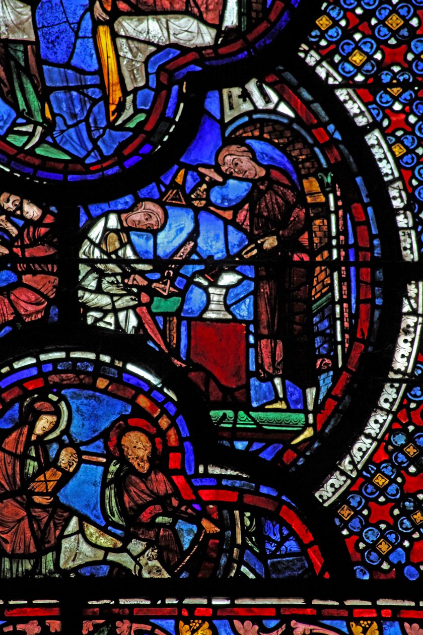 Fenster w48 mit den Stiftern - die Waffenschmiede von French School