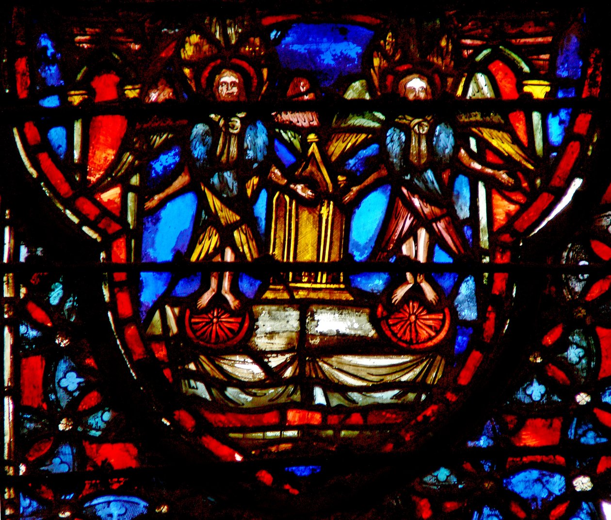 Die Bundeslade und Cherubim von French School