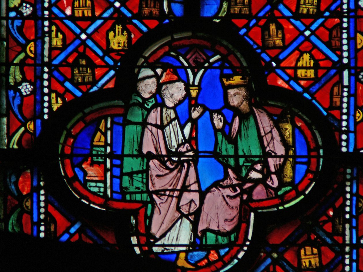 Magier vor Nebukadnezar von French School