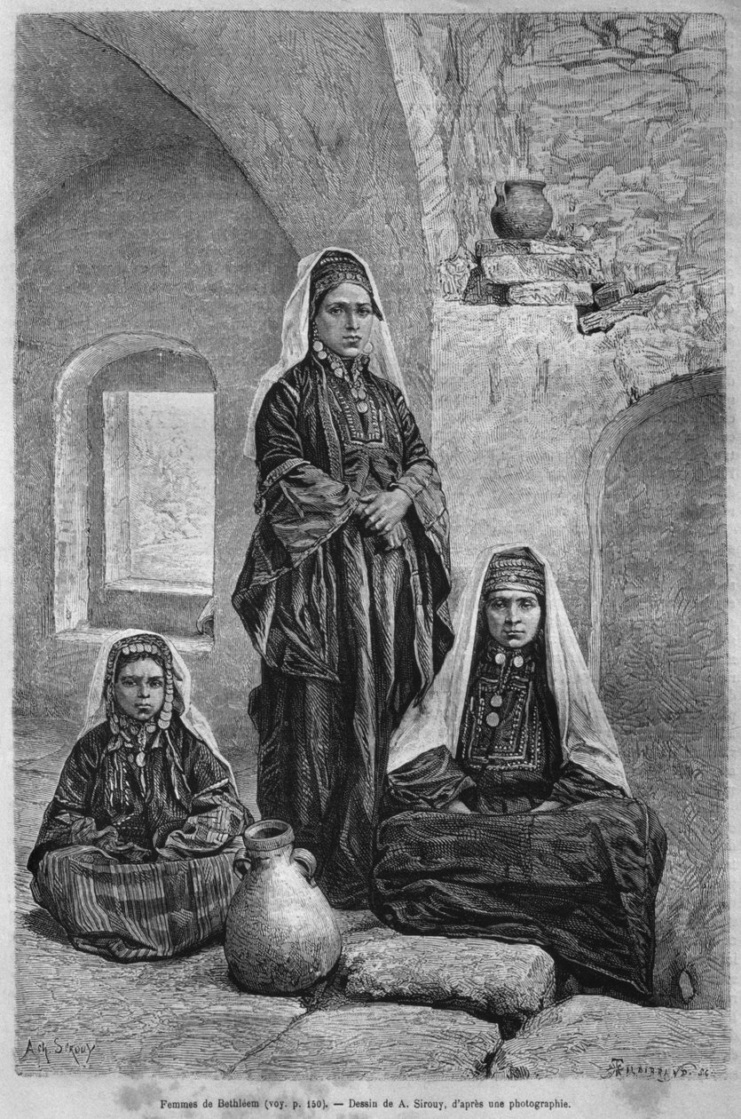 Frauen von Bethlehem, aus La Syrie d