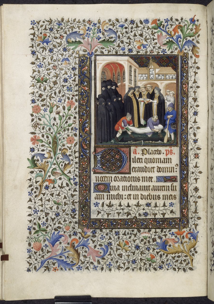 Begräbnis der Toten, ca. 1410-20 von French School