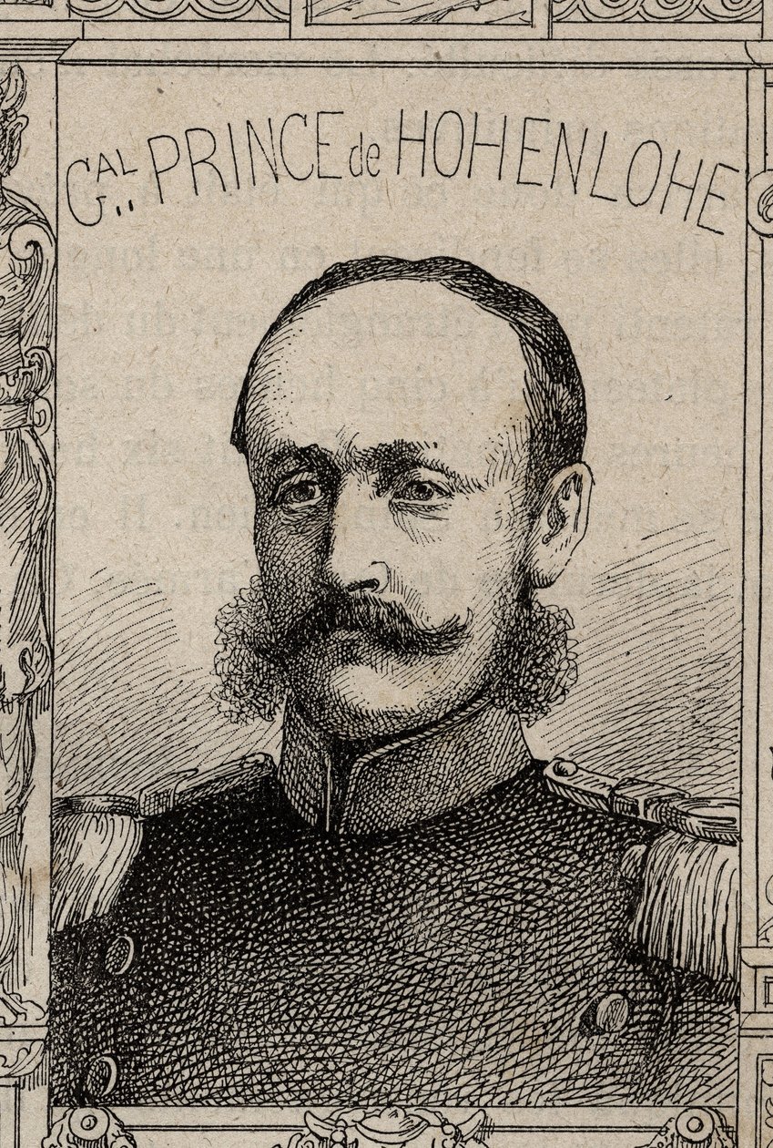 Porträt des deutschen Generals Clovis de Hohenlohe-Schillingsfürst von French School