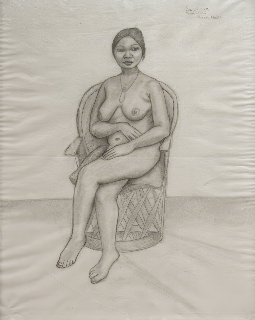Eva Frederick nackt von Frida Kahlo