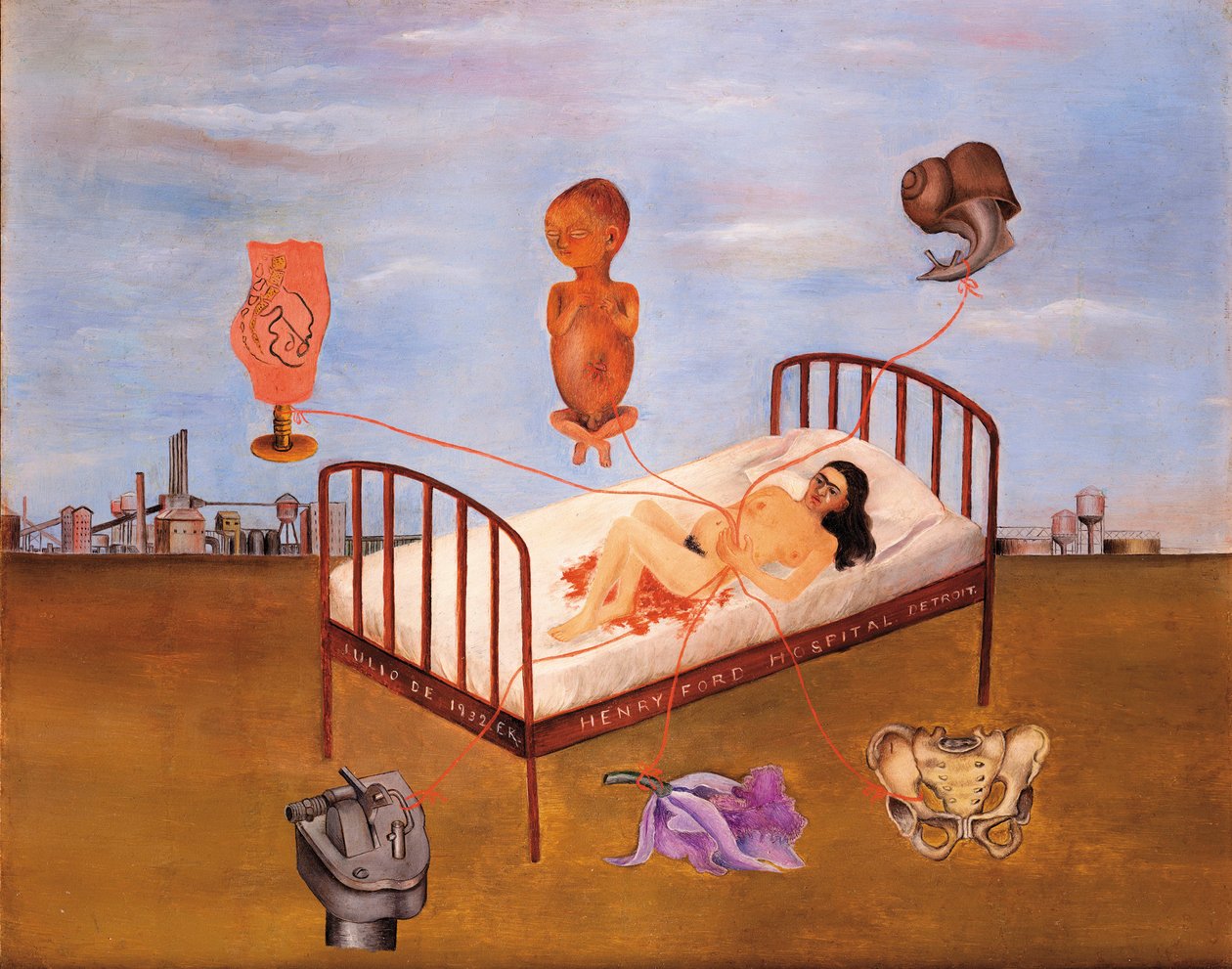 Henry Ford Krankenhaus von Frida Kahlo