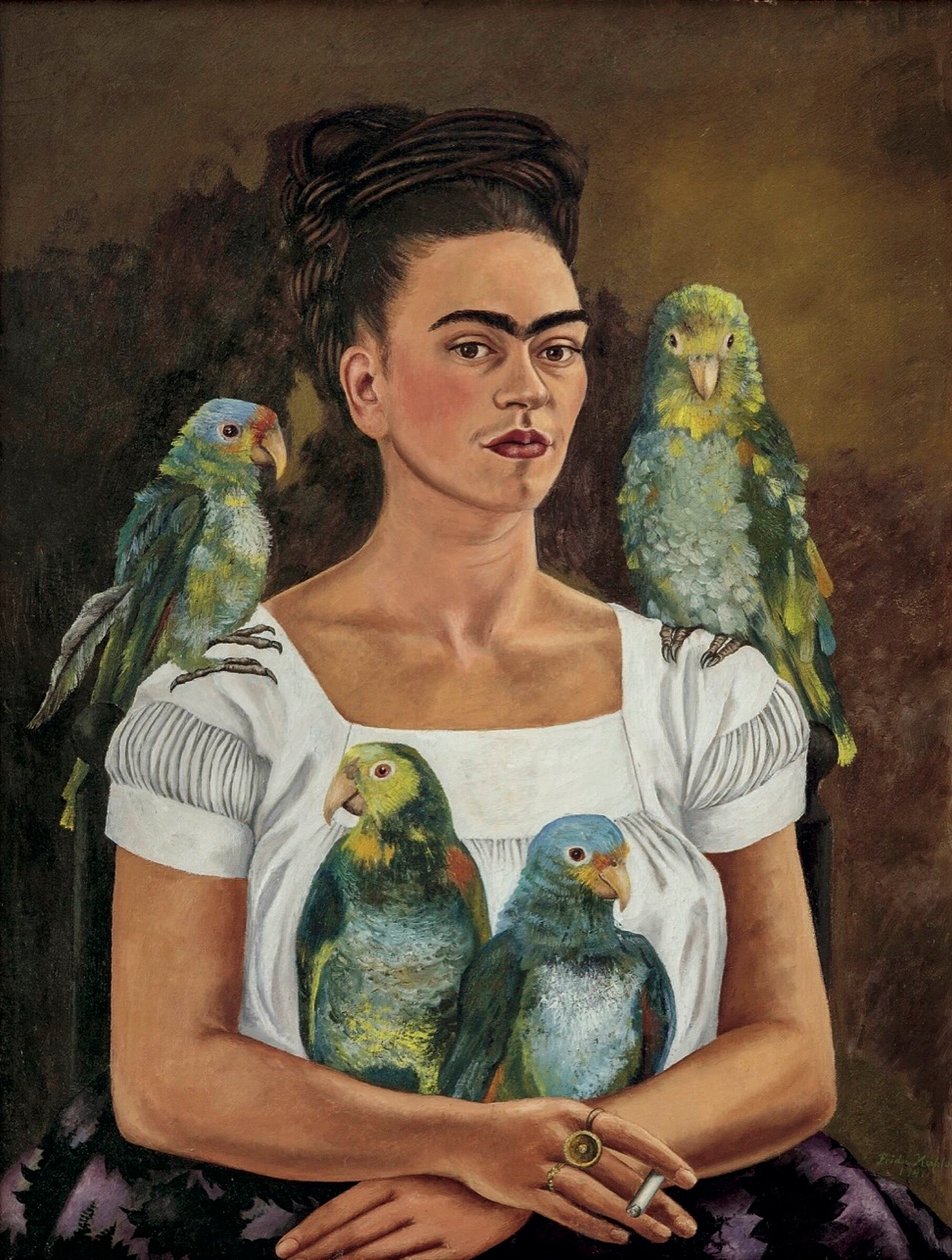 Ich und meine Papageien von Frida Kahlo