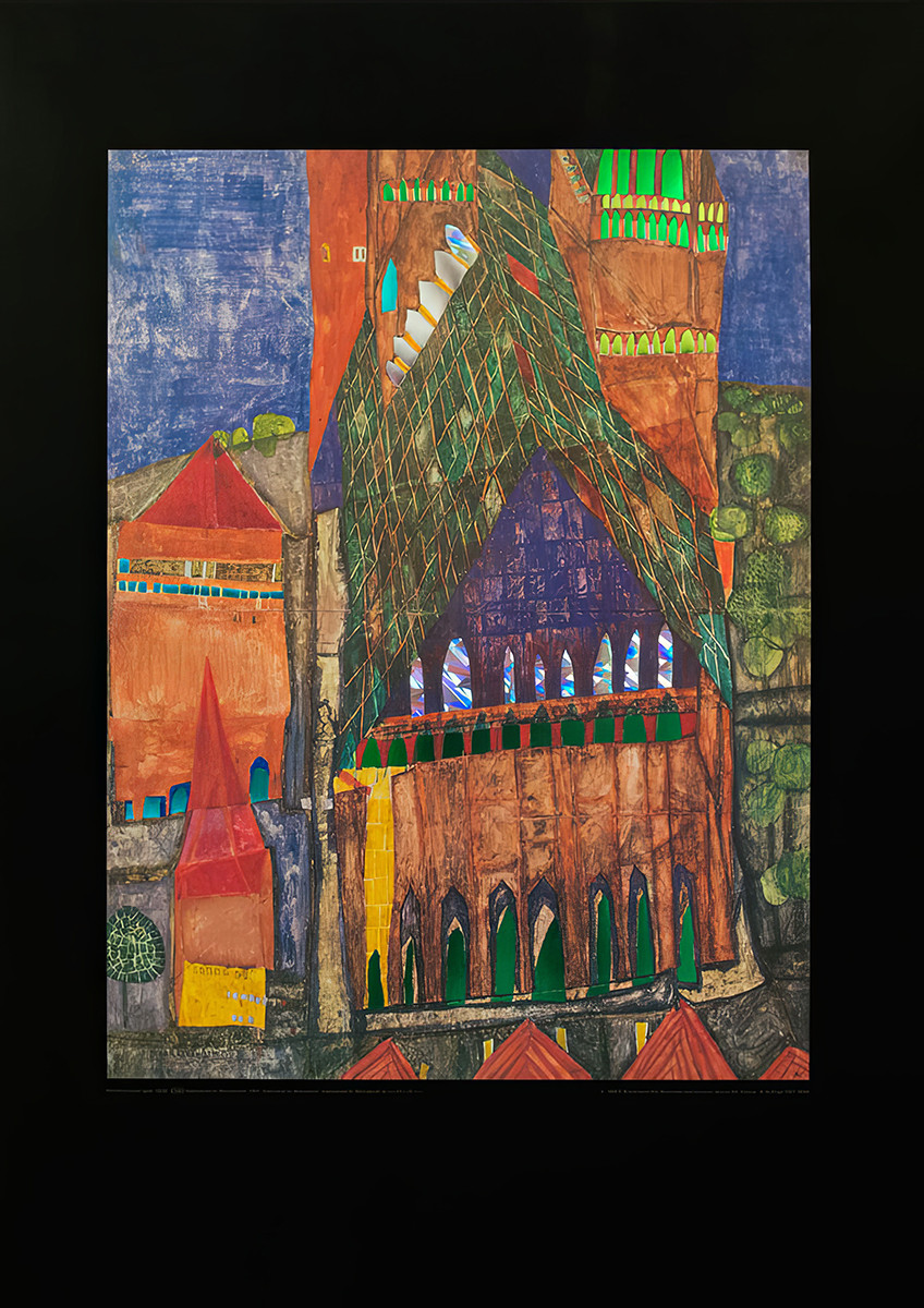 Kathedrale 1 von Friedensreich Hundertwasser