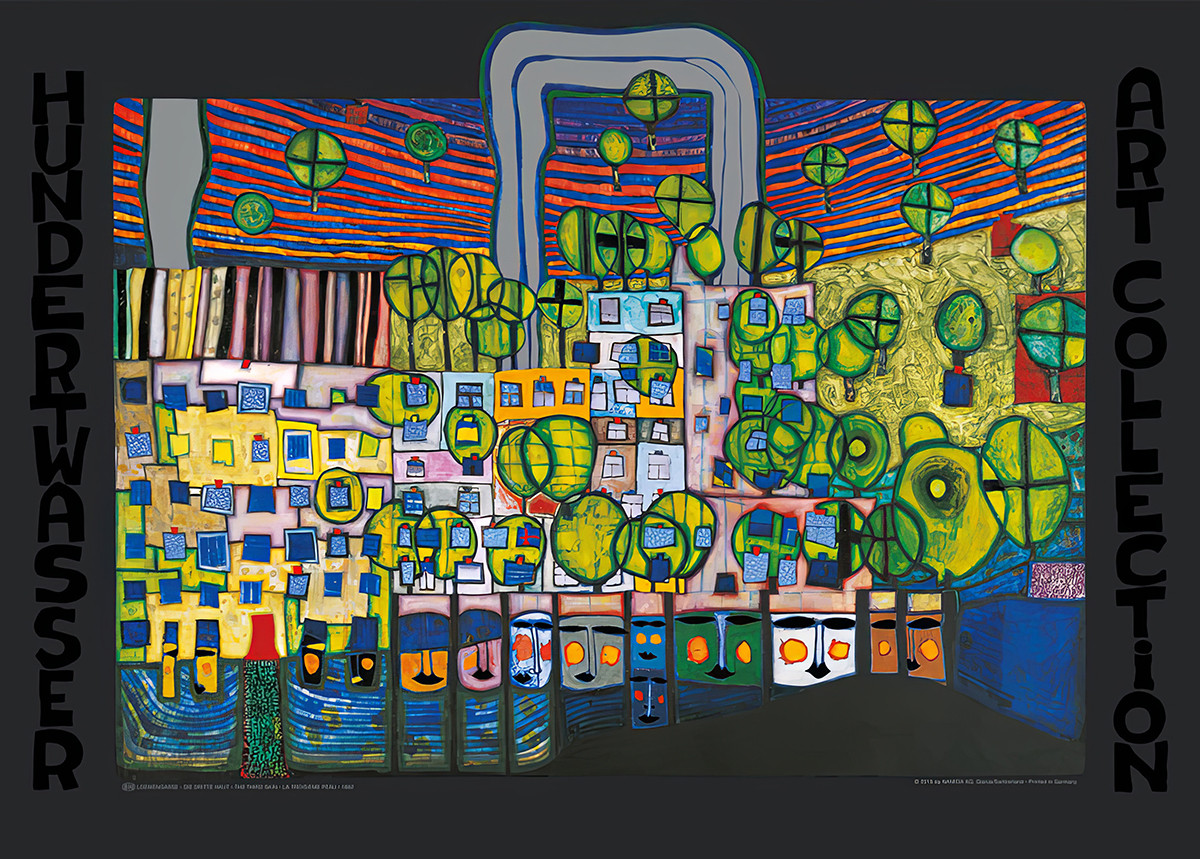 Loewengasse von Friedensreich Hundertwasser