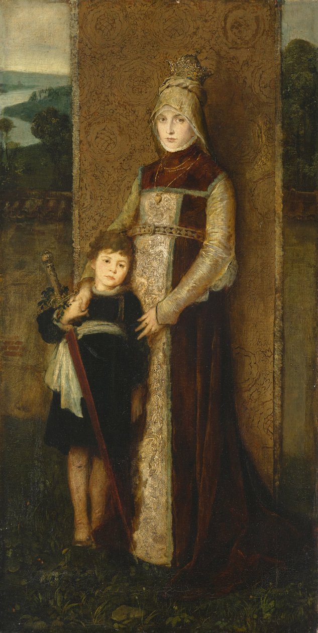 Gruppe vom Münchner Künstlerfest von 1876 von Friedrich August von Kaulbach