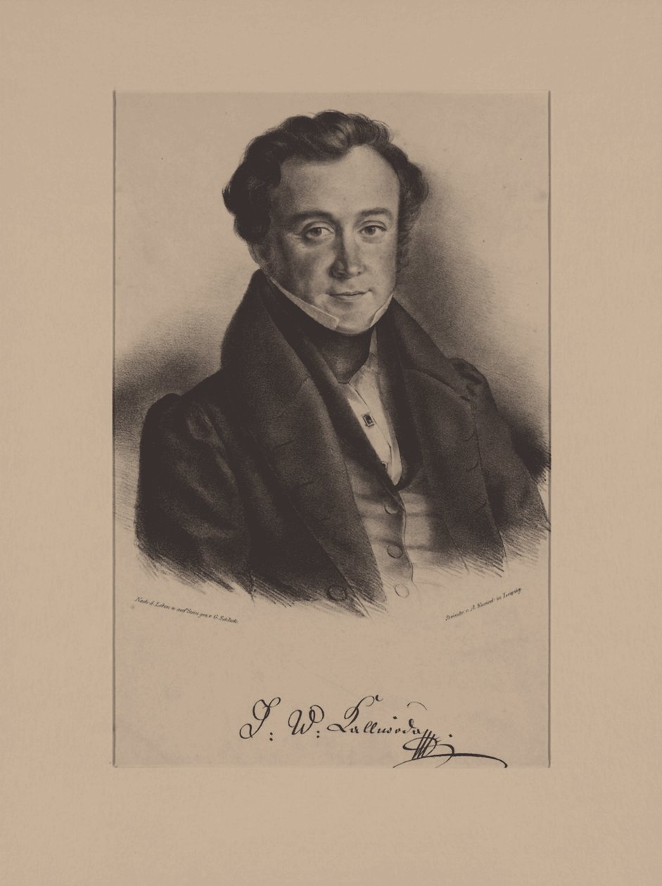 Porträt des Komponisten Jan Kalivoda 1801-1866 von Friedrich Gustav Schlick