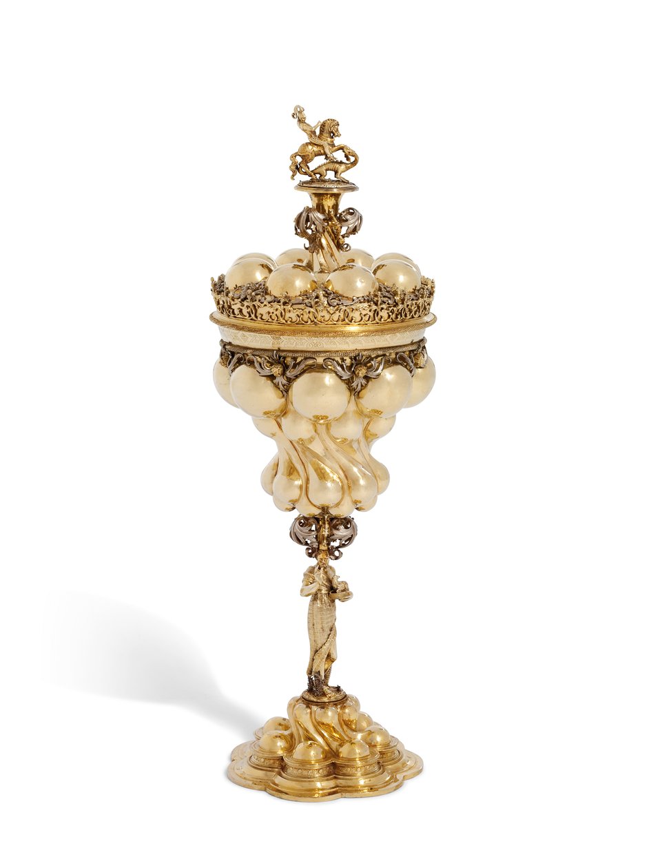 Pokal mit Deckel, Nürnberg, spätes 16. Jahrhundert von Friedrich Hillebrandt