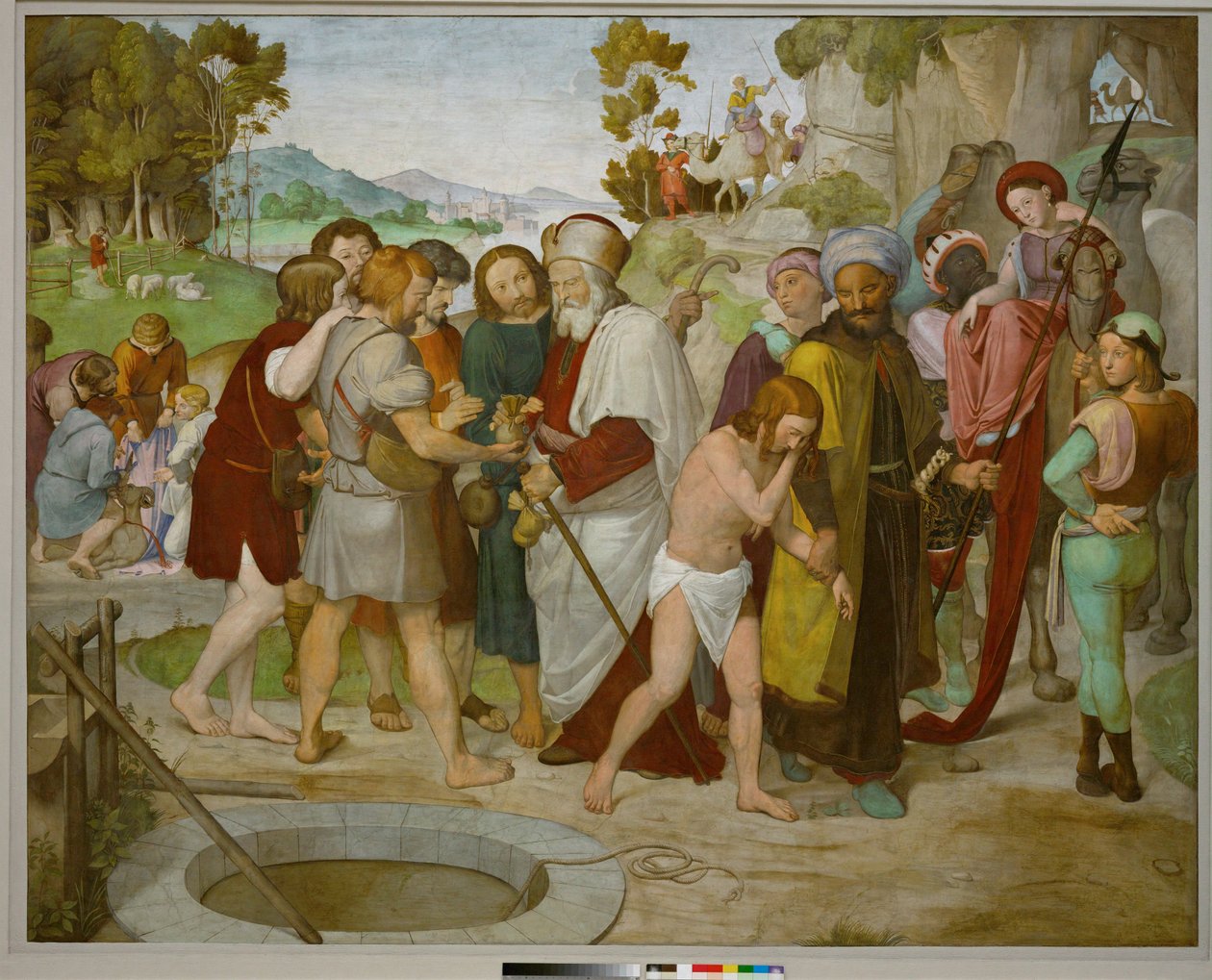 Joseph in die Gefangenschaft verkauft von Friedrich Overbeck