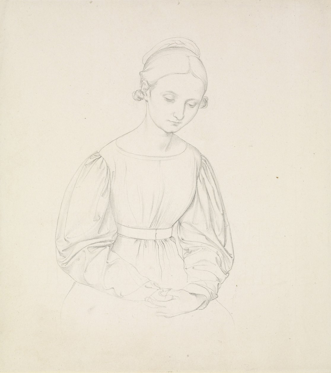 Porträt der Frau des Künstlers, Nina, ca. 1830 von Friedrich Overbeck