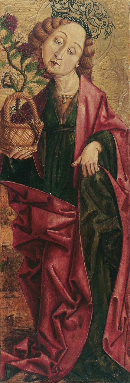 Hl. Dorothea (Innenseite) und Hl. Alexius (Außenseite) von Friedrich Pacher (Umkreis)