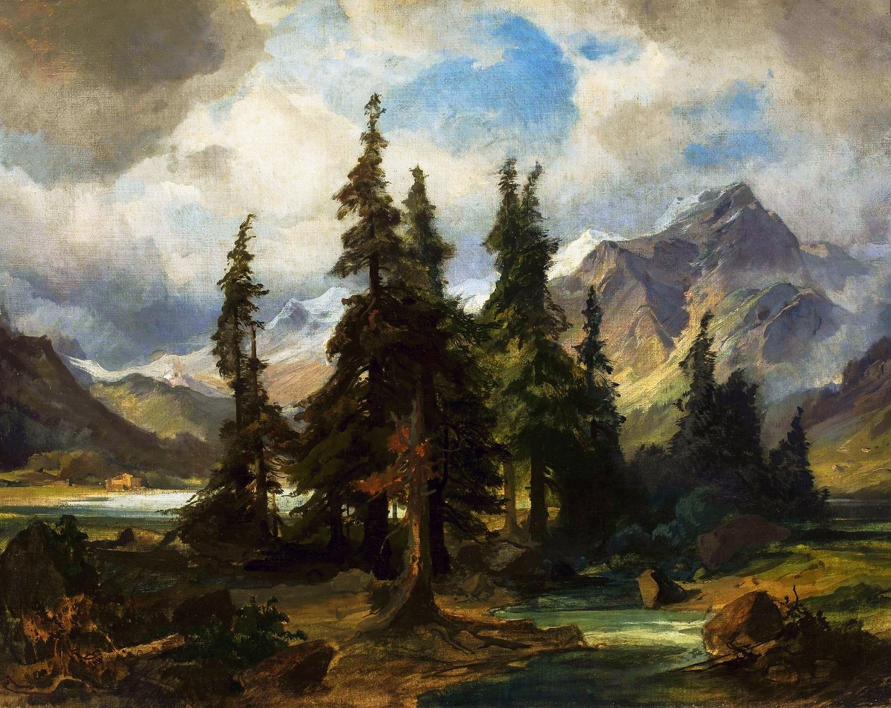 Norwegische Landschaft von Friedrich Preller the Elder