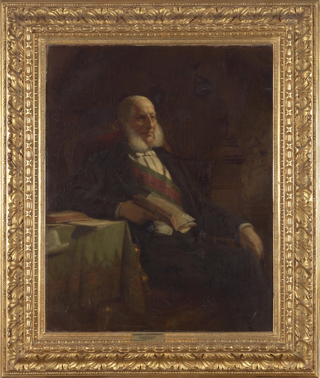 Anton Ritter von Schmerling (1805–1893), Präsident des österreichischen Reichsrats von Friedrich von Amerling