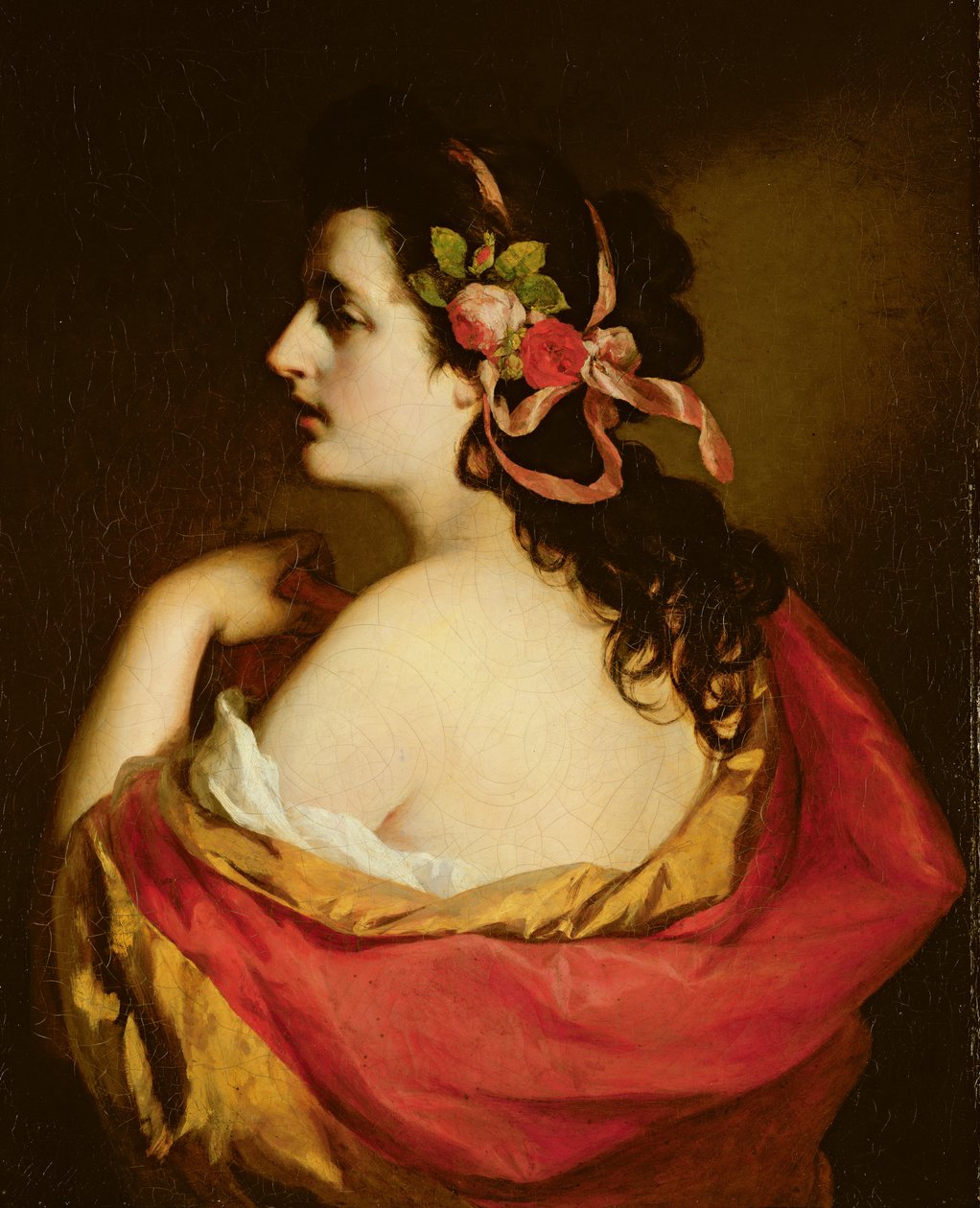 Porträt eines jungen Mädchens, 1865 von Friedrich von Amerling