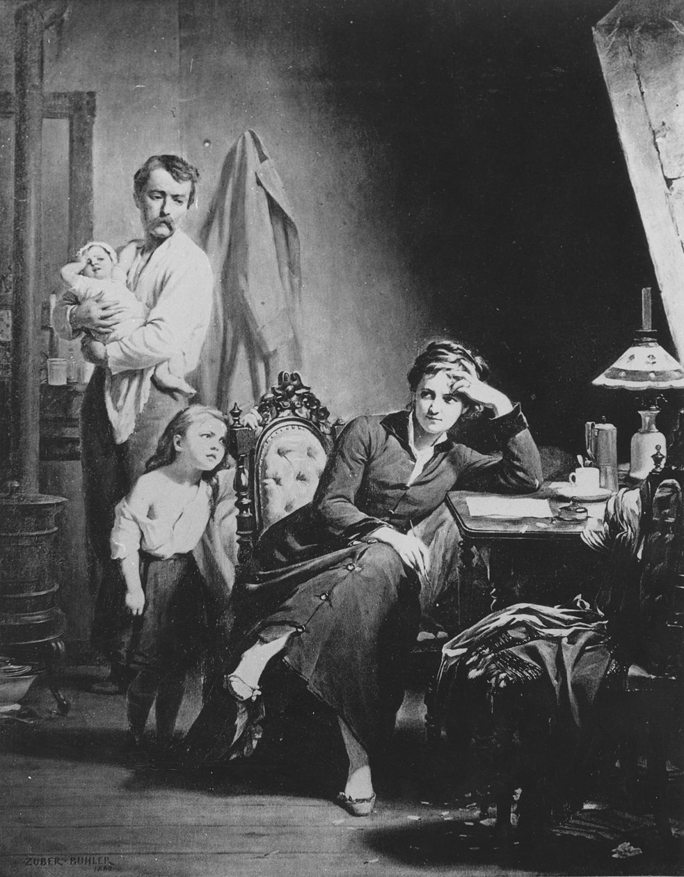 Emanzipation der Frauen, 1880 von Fritz Zuber Buhler