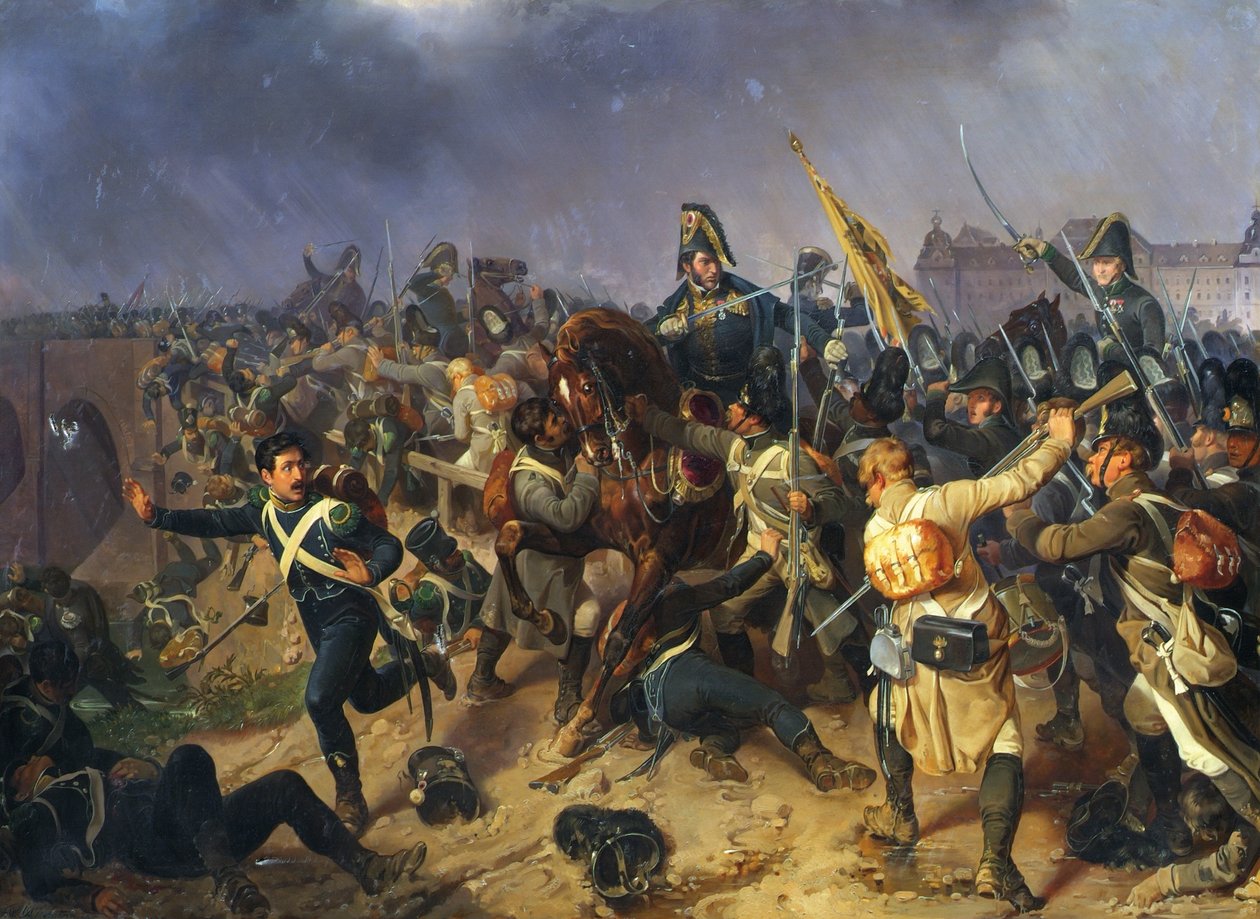 Episode aus dem Treffen bei Znaim 1809 von Fritz L