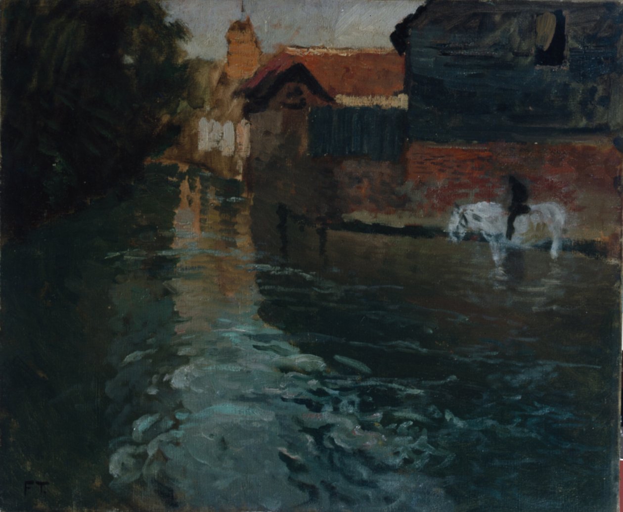 Fluss im Norden, ca. 1893 von Fritz Thaulow