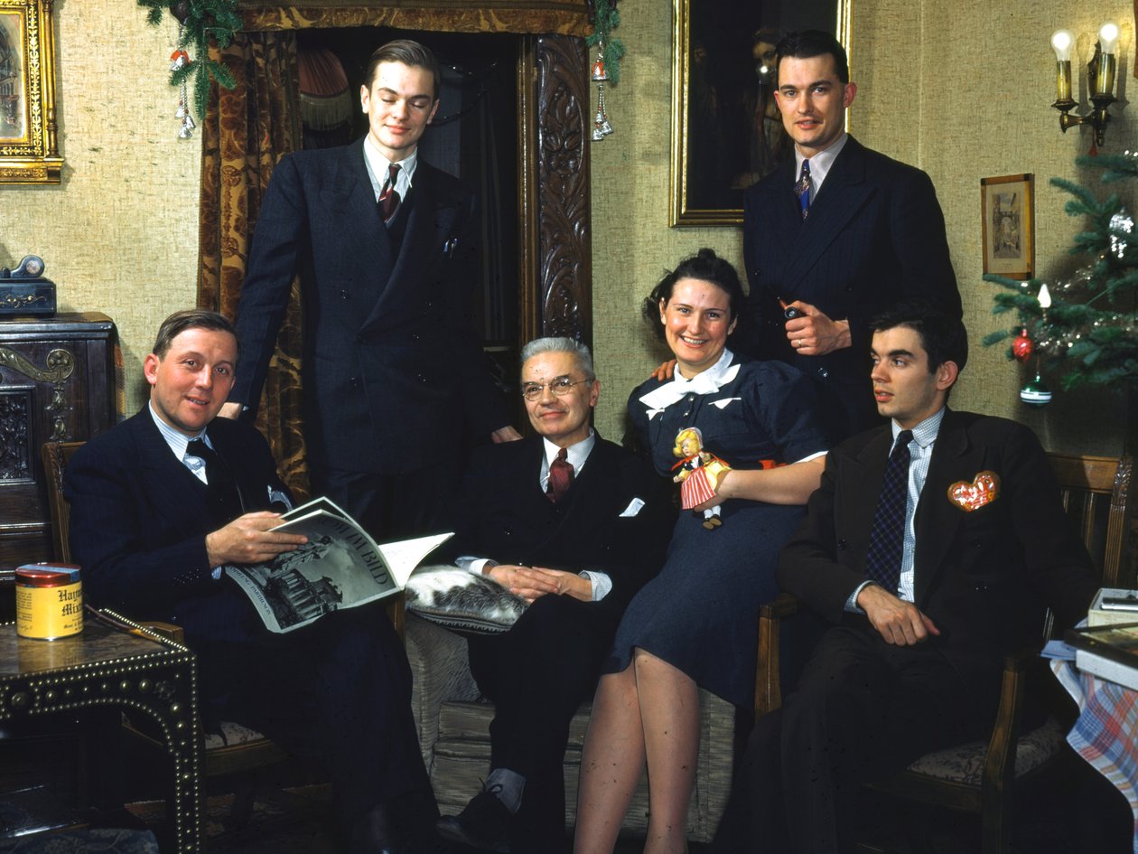 Familie und Zuhause in Dresden, Deutschland von Dr. Fritz Gustav Wentzel und seiner Frau Verna von Fritz Wentzel