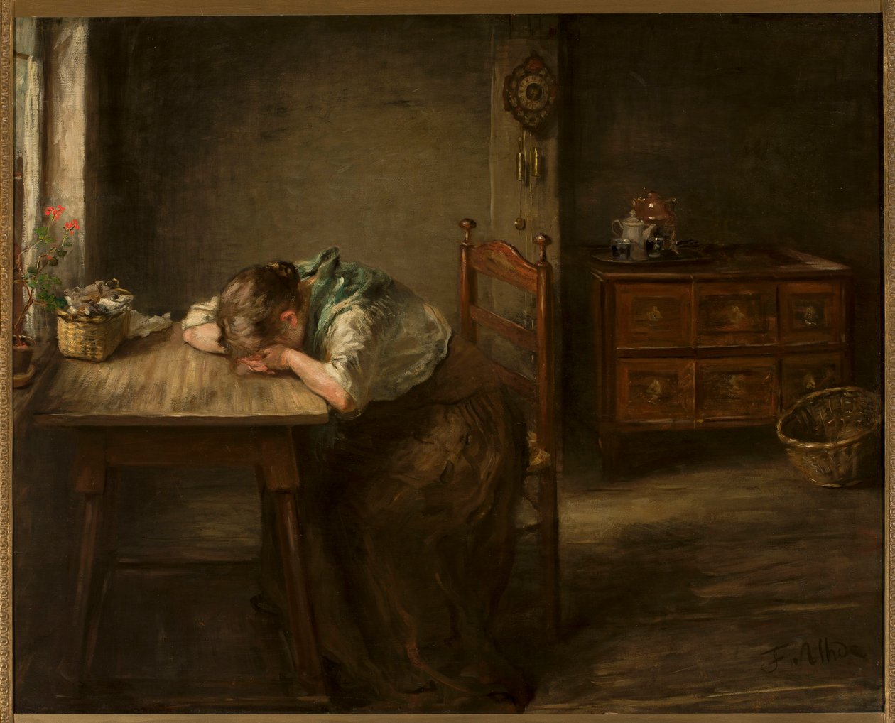 Opuszczona von Fritz von Uhde
