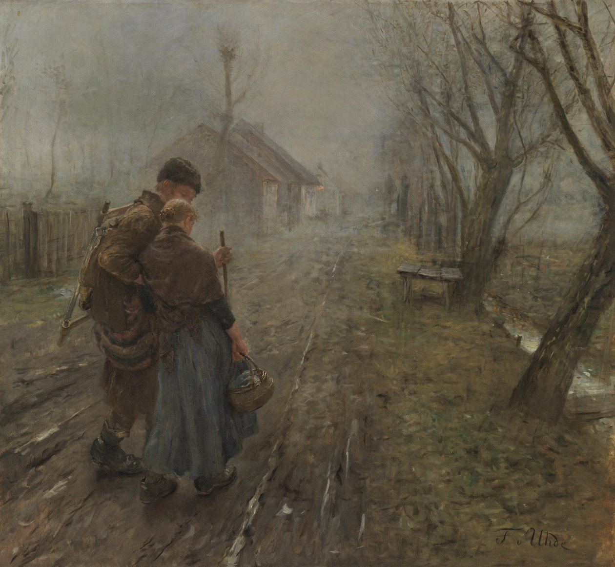 Die schwierige Reise. Originaltitel: Übergang nach Bethlehem. von Fritz von Uhde