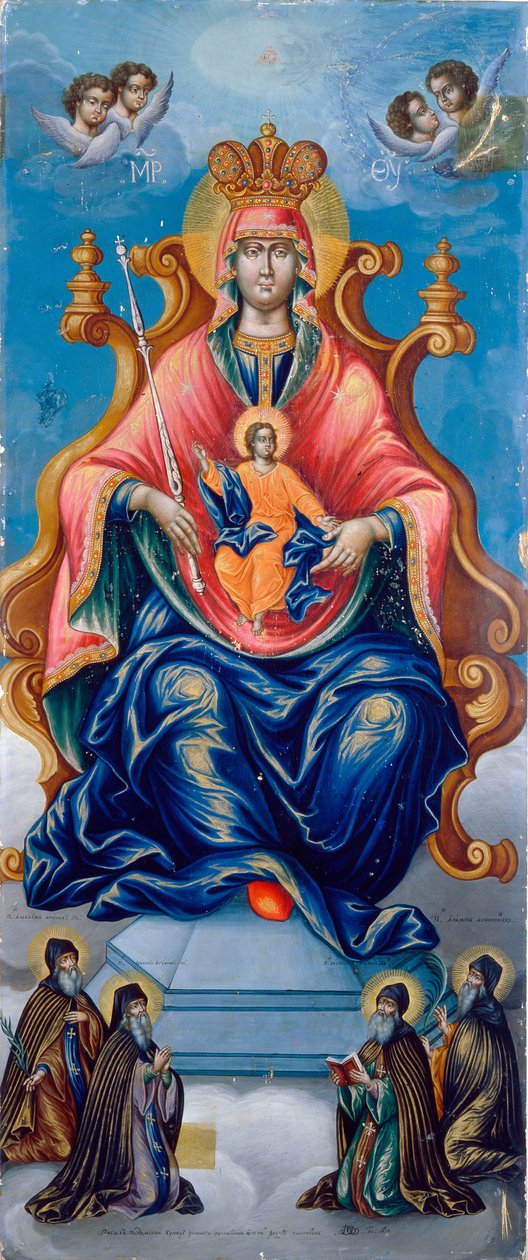 Die Gottesmutter Pecherskaya von Fyodor Nikonovsky