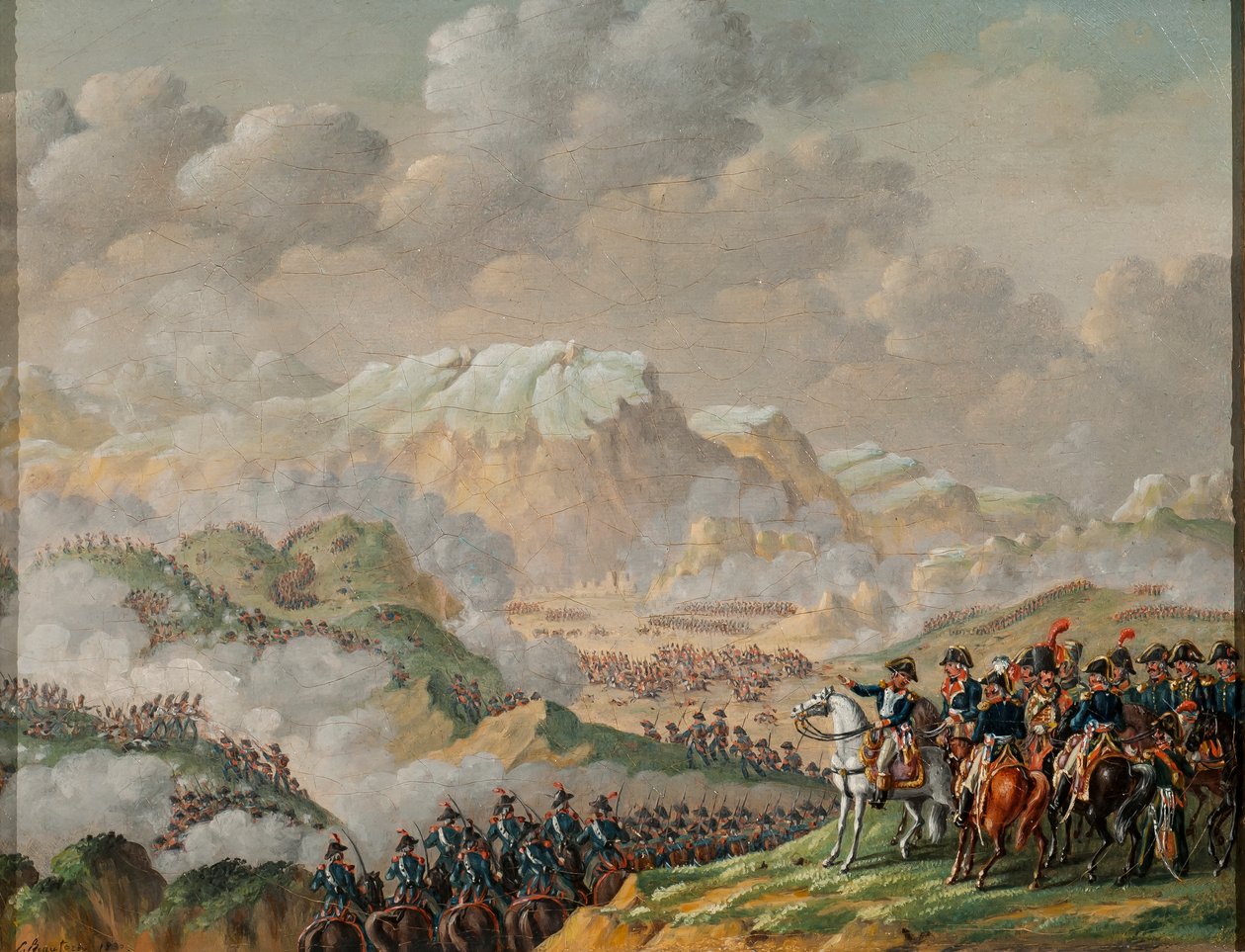Schlacht von Rivoli, 13. Januar 1797, 1835 von G. Beaufort