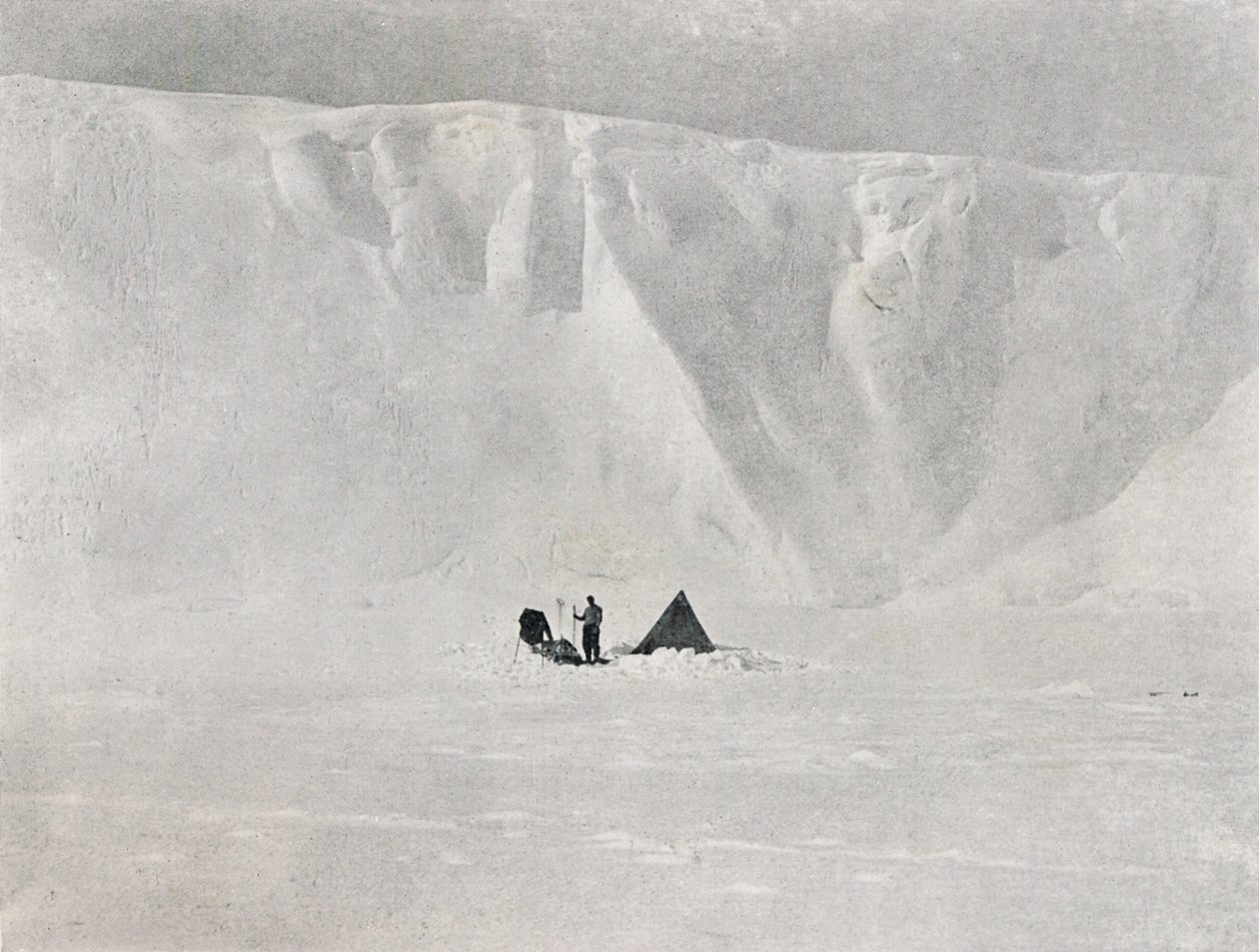 Dugdale-Gletscher, ca. 1911, 1913 von G. Murray Levick