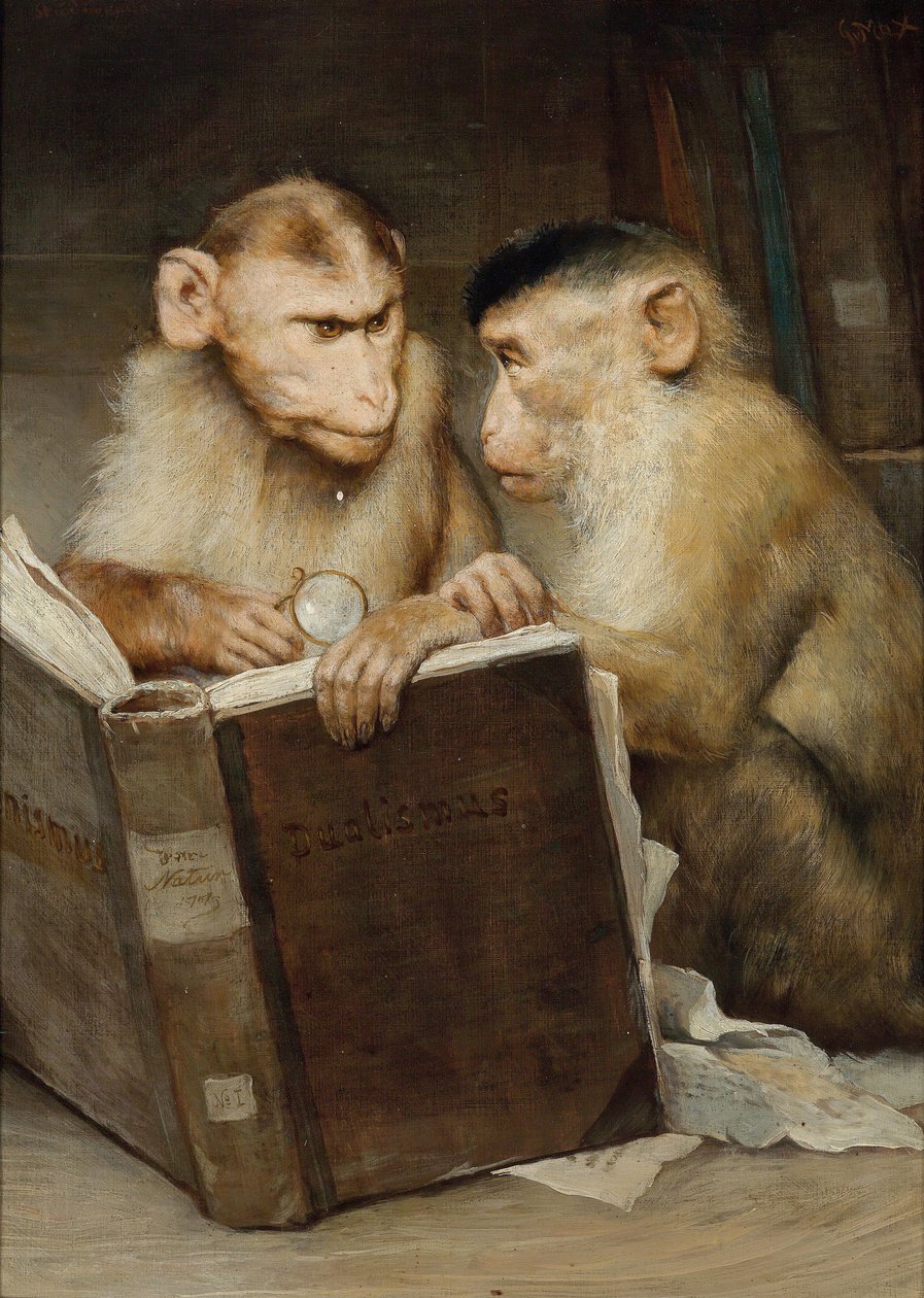 Die Gelehrten von Gabriel Max