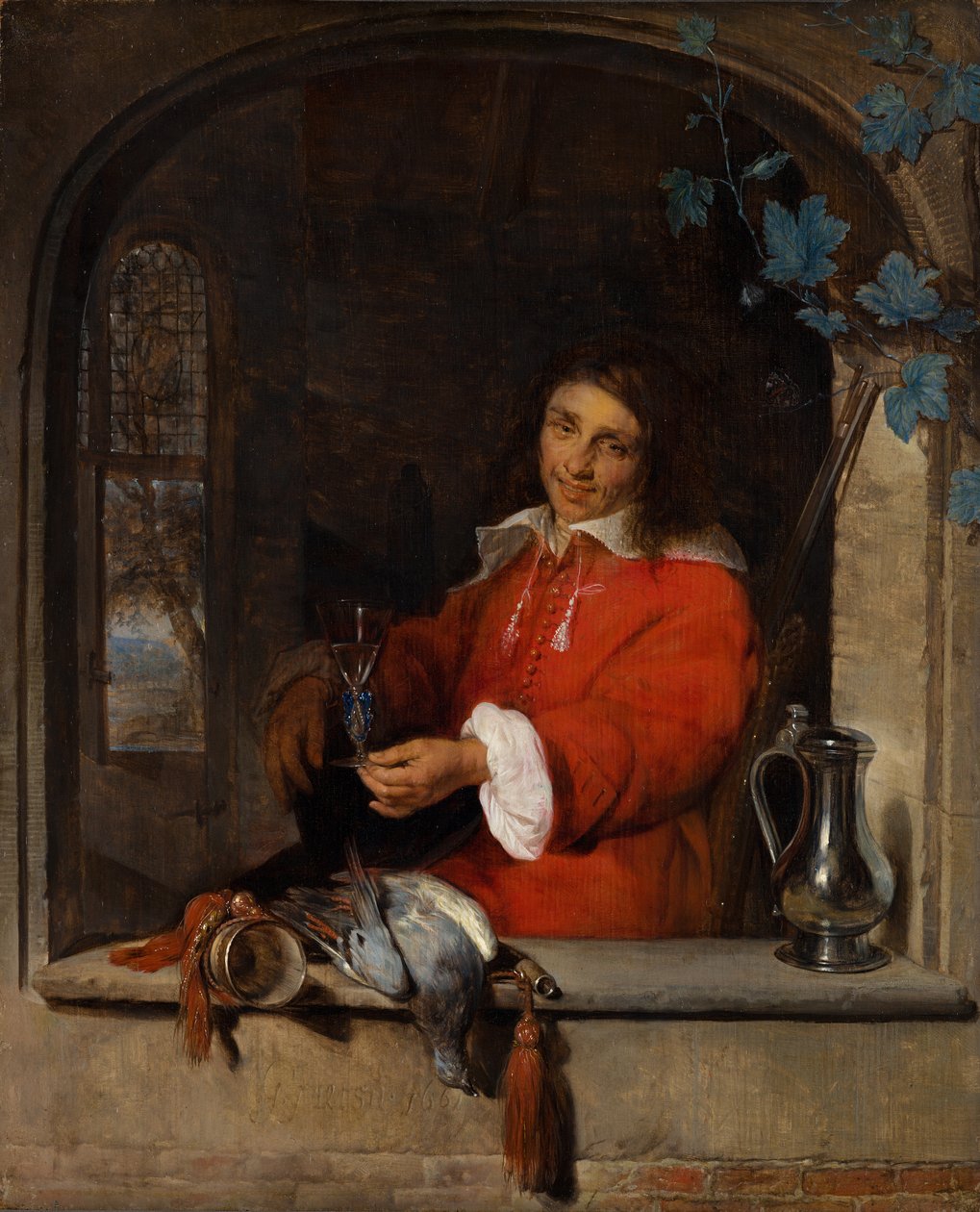 Der Jäger von Gabriel Metsu